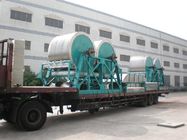 Carbon Steel Double Drum Hot Air Dryer Machine PLC Control Steam Thermal Oil Heating Medium